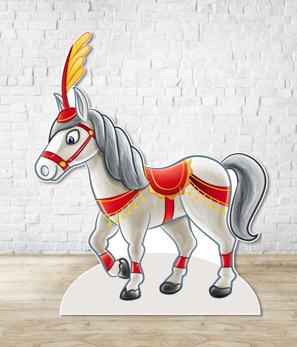 Декорація із пластику-фігура "Кінь" 100 х 83 см (на замовлення 3 робочих дні), Різнокольоровий
