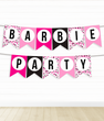 Бумажная гирлянда "Barbie Party" 10 флажков (02894)