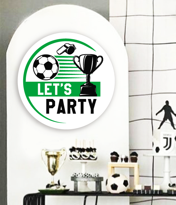Табличка із пластику Let's Party 45  см (F70080)