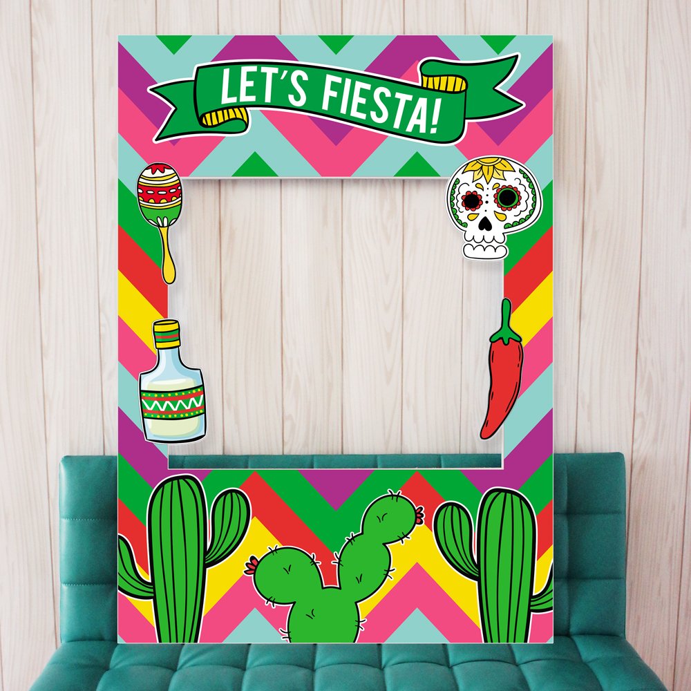 Інстаграм-рамка із пластику для мексиканської вечірки 100х70 см. (на замовлення 2 робочих дні)