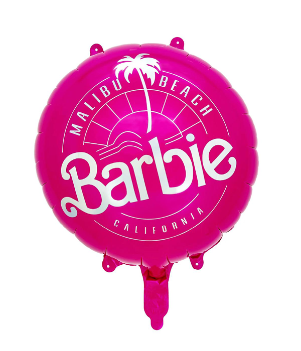 Повітряна кулька "Barbie Malibu" 45x53см. (B05109), Рожевий