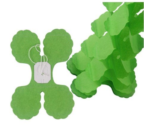 Об'ємна паперова гірлянда 3 м dark green (0502), Зелений