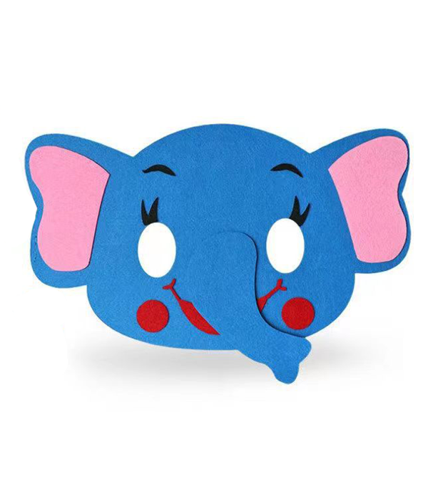 Дитяча маска "Слон" фетрова (M70802023), Блакитний