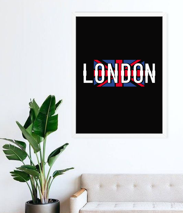 Плакат-постер для британської вечірки "LONDON" 2 розміри без рамки (04095), А4