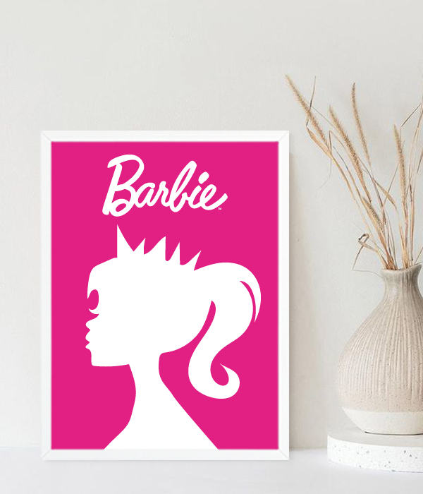 Постер "Барбі" 2 розміри без рамки (B11012023), Рожевий, А4