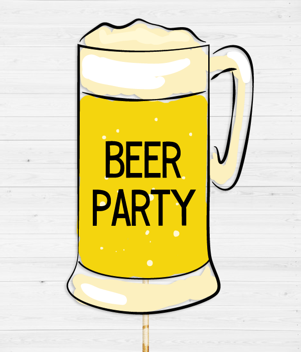 Табличка для фотосесії "Beer Party" (05009)